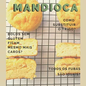 Imagem de capa para o Ebook Fubá de mandioca