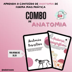 Imagem de capa para o Ebook Combo 15%: Anatomia Veterinária