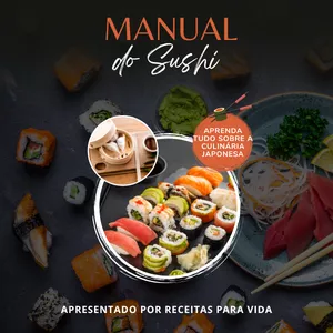 Imagem de capa para o Ebook Manual do Sushi Fácil