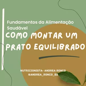 Imagem de capa para o Ebook Como montar um prato equilibrado