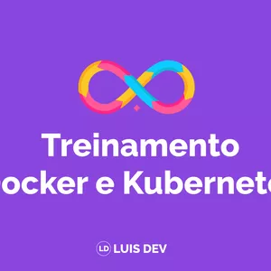 Imagem de capa para o Evento online Treinamento Docker e Kubernetes