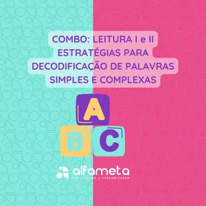 Imagem de capa para o Ebook COMBO: LEITURA I e II ESTRATÉGIAS PARA DECODIFICAÇÃO DE PALAVRAS SIMPLES E COMPLEXAS