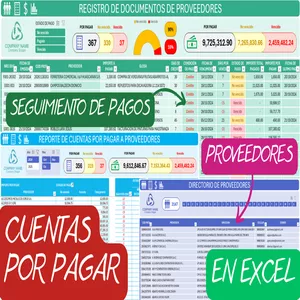 Imagen de portada para Curso online CONTROL DE CUENTAS POR PAGAR EN EXCEL