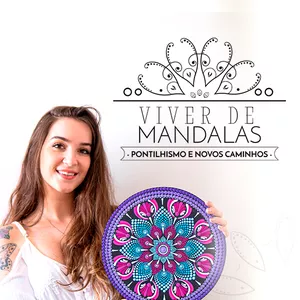 Imagem de capa para o Curso online Viver de Mandalas - Pontilhismo e Novos Caminhos