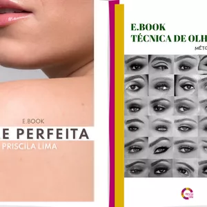 Imagem principal do produto Ebook Técnica de Olhos 2.0 + E-book pele Perfeita 2.0