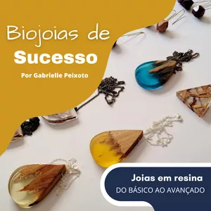 Imagem de capa para o Curso online Biojóias de Sucesso - jóias em resina