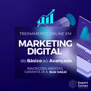 Imagem de capa para o Curso online Curso de Marketing Digital