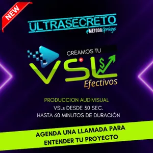 Imagen de portada para Evento presencial PRODUCIRÉ TUS VIDEO SALES LETTER (VSL) 