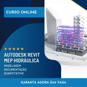 Imagem de capa para o Curso online Revit MEP Hidráulica