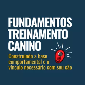 Imagem de capa para o Curso online FUNDAMENTOS DO TREINAMENTO CANINO - Construindo a Base Comportamental e o Vínculo Necessário com seu Cão