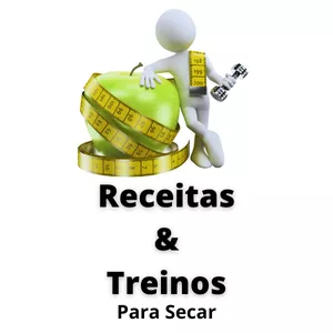 Imagem de capa para o Ebook Receitas e Treinos Para Secar 