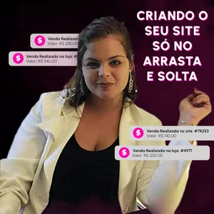 Imagem do curso Criando seu site só no Arrasta e Solta