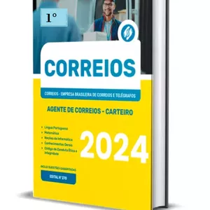Imagem de capa para o Ebook Apostila estudos, preparatorio para concurso correios