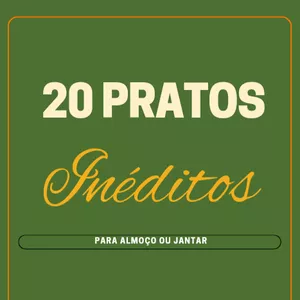 Imagem de capa para o Ebook 20 RECEITAS INÉDITAS 