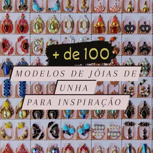 Imagem do curso + 100 modelos de Joias de Unha 