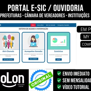 Imagem de capa para o Curso online portal e-sic / ouvidoria  em wordpress completo 