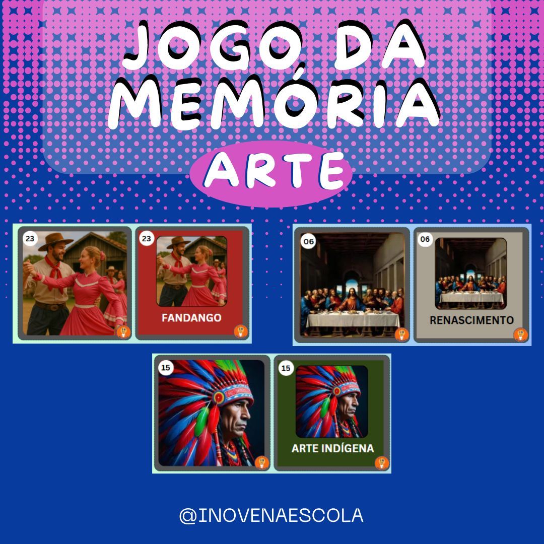 Imagem do curso Jogo da Memória de Arte