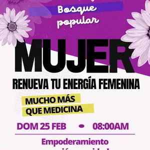 Imagen de portada para Evento presencial Renueva tu energía femenina 