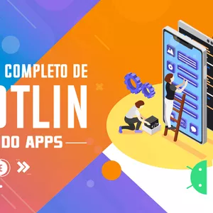 Imagem de capa para o Curso online Curso Completo de Kotlin - Criando Apps