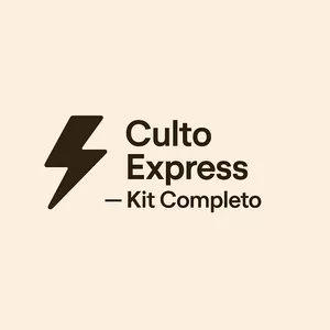 Imagen de portada para Curso online ⚡ Culto Express – Kit Completo