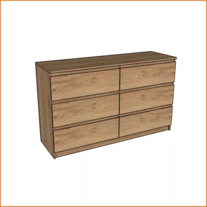 Imagen de portada para Ebook K008 - Plano de Comoda con 6 Cajones