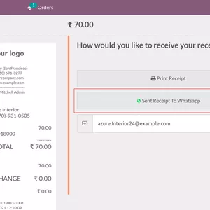 Cover image for Online course Odoo - Whatsapp POS Receipt  version 14.0