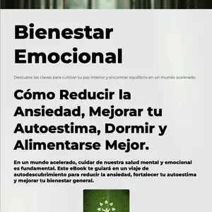Imagen de portada para Ebook BIENESTAR EMOCIONAL