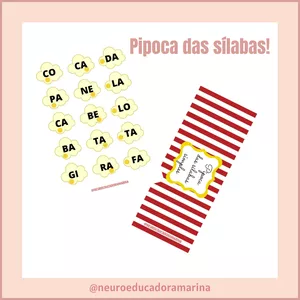 Imagem de capa para o Curso online Pipoca das sílabas