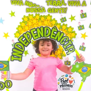 Imagem de capa para o Ebook Bambolê da Independência do Brasil 💚💛
