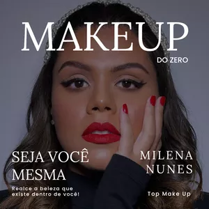 Imagem de capa para o Ebook Guia Completo de Automaquiagem: Do Básico ao Avançado