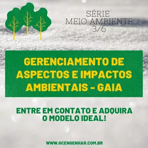 Imagem de capa para o Ebook Gerenciamento de Aspectos e Impactos Ambientais - GAIA