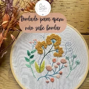 Imagem de capa para o Curso online Bordado para quem não sabe bordar