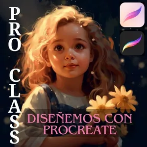 Imagen de portada para Curso online DISEÑEMOS CON PROCREATE 