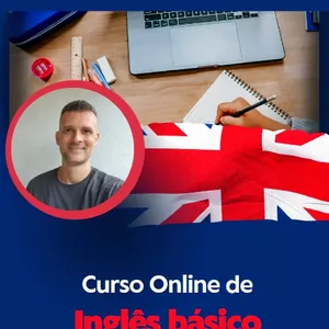 Imagem de capa para o Curso online CURSO DE INGLÊS BÁSICO COM O MISTER ARRUDA