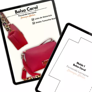 Imagem de capa para o Ebook Molde Bolsa Carol