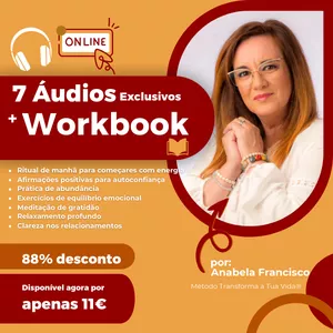 Imagem de capa para o Curso online Workbook Transforma a Tua Vida® + 7 Áudios Exclusivos