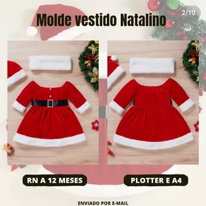 Imagem de capa para o Ebook Vestido Natalino 