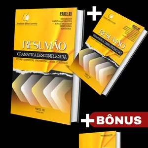Imagem de capa para o Curso online Combo resumão gramática descomplicada
