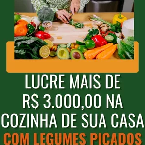 Imagem de capa para o Ebook LUCRE MAIS DE R$3.000,00 NA COZINHA DE SUA CASA