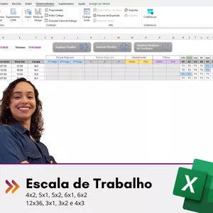 Imagem de capa para o Curso online Escala de Trabalho v2 [Planilha]