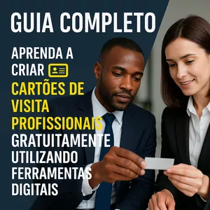 Guia Completo: Aprenda a Criar Cartões de Visita Profissionais Gratuitamente com Ferramentas Digitais