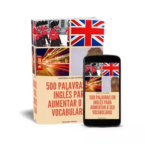 Imagem de capa para o Ebook 500 palavras em inglês para aumentar o seu vocabulário 