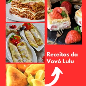 Imagem de capa para o Ebook Receitas da Vovó Lulu