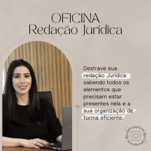Imagem de capa para o Curso online Oficina Redação Jurídica