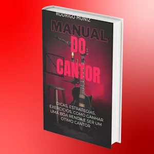 Imagem de capa para o Ebook manual do cantor 