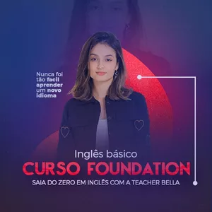 Imagem de capa para o Curso online Curso de Inglês - Foundation