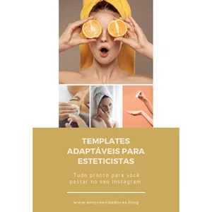 Imagem de capa para o Curso online Facilita Posts - Estética