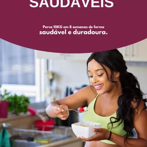 Imagem de capa para o Ebook 20 receitas saudáveis para emagrecer 