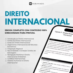 Imagem de capa para o Ebook Direito Internacional - coleção Rezumindo