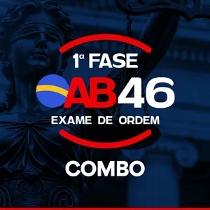 Imagem do curso 1ª FASE OAB 46 COMBO (EXTENSIVO + RETA FINAL + REVISÃO 3X40 + MARATONAPI) TRANSMISSÃO AO VIVO - TARDE (ONLINE)
